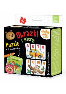 Obrazki i litery. Puzzle + książeczka - Baśnie, bajki, legendy - miniaturka - grafika 1