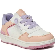 Buty dla dziewczynek - Geox trampki dziewczęce J36HXD 054FU C1997 Kolor: Biały Rozmiar: 33 - miniaturka - grafika 1