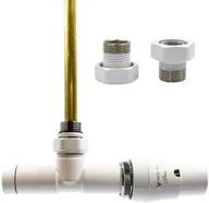 Zawory i kraniki - Zawór termostatyczny zespolony 50mm UNICO biały prawy GZ1/2 - miniaturka - grafika 1