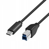 Kable komputerowe i do monitorów - Logilink Kabel USB USB 3.2 Gen1x1 męski USB-C do męskiego USB-B 2m CU0163 - miniaturka - grafika 1