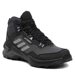 Buty adidas - Terrex Ax4 Mid Gtx GORE-TEX W HQ1049 Core Black/Grey Three/Mint Ton - Buty trekkingowe damskie - miniaturka - grafika 1