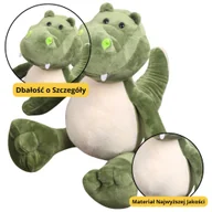 Maskotki i pluszaki - Pluszowa Maskotka Przytulanka Krokodyl Zielony 25cm LEAN Toys - miniaturka - grafika 1