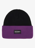 Czapki męskie - Czapka zimowa Oakley Tc Stretch Logo Beanie - blackout/ultra purple - miniaturka - grafika 1