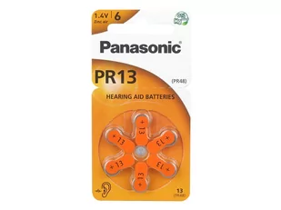 6 szt. Bateria słuchowa Panasonic PR-13HEP (1LM) - Baterie i akcesoria - miniaturka - grafika 1