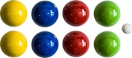Zabawki i gry sportowe - Lucio Londero Drewniane Kule do Gry 8 szt. - Boule, Bule, Petanque LONDERO 100 mm - miniaturka - grafika 1