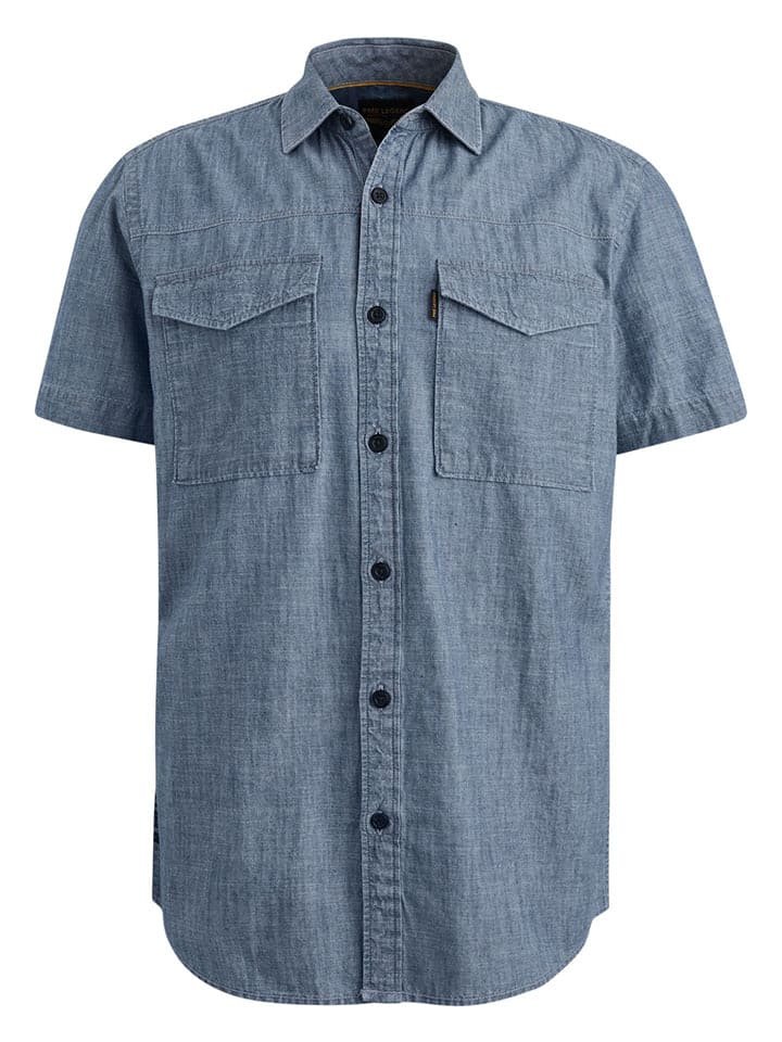 PME Legend Koszula - Regular fit - w kolorze niebieskim