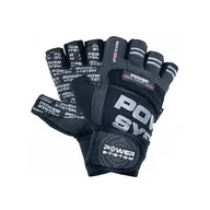 Rękawice do ćwiczeń - POWERSYSTEM POWER-SYSTEM RĘKAWICZKI POWER GRIP-BLACK-L 2800BK-4 - miniaturka - grafika 1