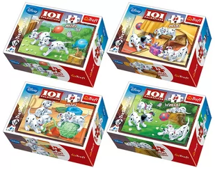 Trefl, 101 Dalmatyńczyków, puzzle mini - Puzzle - miniaturka - grafika 1