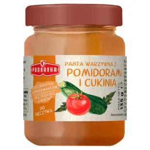 Podravka Pasta warzywna z pomidorami i cukinią 135 g - Warzywa w marynacie - miniaturka - grafika 1