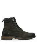 Botki męskie - Mustang Trzewiki 4157-609 Szary - miniaturka - grafika 1