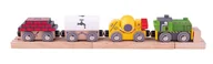 Zabawki interaktywne dla dzieci - Pociąg Budowlany Bigjigs Rail Bjt497 - miniaturka - grafika 1