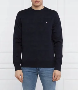 Sweter Tommy Hilfiger C-Neck Granatowy r. M - Swetry męskie - miniaturka - grafika 1