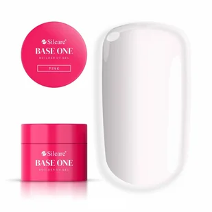 Silcare Base One Buldier Gel żel budujący do paznokci Pink 50 g - Lakiery hybrydowe - miniaturka - grafika 1