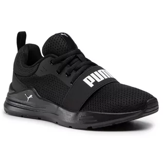 Buty dla chłopców - Buty PUMA - Wired Run Jr 374214 01 Puma Black/Puma White - grafika 1