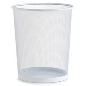 Kosze na śmieci - Zeller Kosz na papier z siatki stalowej biały, 30x35 cm - miniaturka - grafika 1