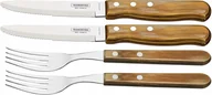 Zestawy sztućców - TRAMONTINA Sztućce do steków 4 ele. JUMBO POLYWOOD - miniaturka - grafika 1