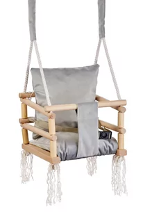 Huśtawka 3w1Prestige dla dzieci usztywniona Domowa +Pasy bezp /Szara CE - Leżaczki i huśtawki Huśtawka 3w1Prestige dla dzieci usztywniona Domowa +Pasy bezp /Szara CE - Leżaczki i huśtawki - miniaturka - grafika 1