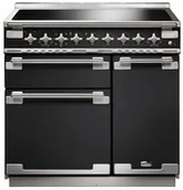 Kuchenki elektryczne - Kuchnia z płytą indukcyjną FALCON Elise 90 Czarny Charcoal szczotkowany nikiel - miniaturka - grafika 1