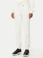 Spodnie sportowe damskie - Armani Exchange Spodnie dresowe 8NYPLG YJE5Z 1130 Beżowy Regular Fit - miniaturka - grafika 1