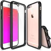 Etui i futerały do telefonów - RINGKE Etui Fusion iPhone 6/6s Plus NA TYŁ TWORZYWO SZTUCZNE BEZBARWNY + CZARNY (58180) - miniaturka - grafika 1