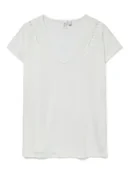 Koszulki i topy damskie - Vero Moda Koszulka w kolorze białym - miniaturka - grafika 1