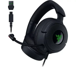 Razer Kraken V4 X Nauszne Czarne - Słuchawki - miniaturka - grafika 1