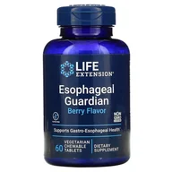 Układ pokarmowy - Life Extension - Esophageal Guardian, Aromat Jagodowy, 60 tabletek do żucia - miniaturka - grafika 1