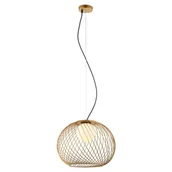 Lampy sufitowe - Italux Lampa zwis Clarisa MDM-3842-1 GD MDM-3842-1 GD - miniaturka - grafika 1