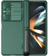 Etui i futerały do telefonów - Nillkin Etui z ochroną aparatu CamShield Fold do Galaxy Z Fold5, zielone - miniaturka - grafika 1