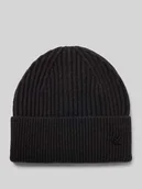 Czapki damskie - Czapka wełniana z imitacji dzianiny model ‘Metal’ - miniaturka - grafika 1