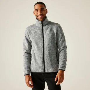 Regatta Polar męski rozsuwany Branleigh Szary, Rozmiar: 5XL - Bluzy sportowe męskie - miniaturka - grafika 1