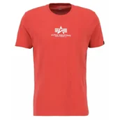 Odzież taktyczna i umundurowanie - Koszulka Alpha Industries Basic T ML 118533 451 - Speed Red - miniaturka - grafika 1