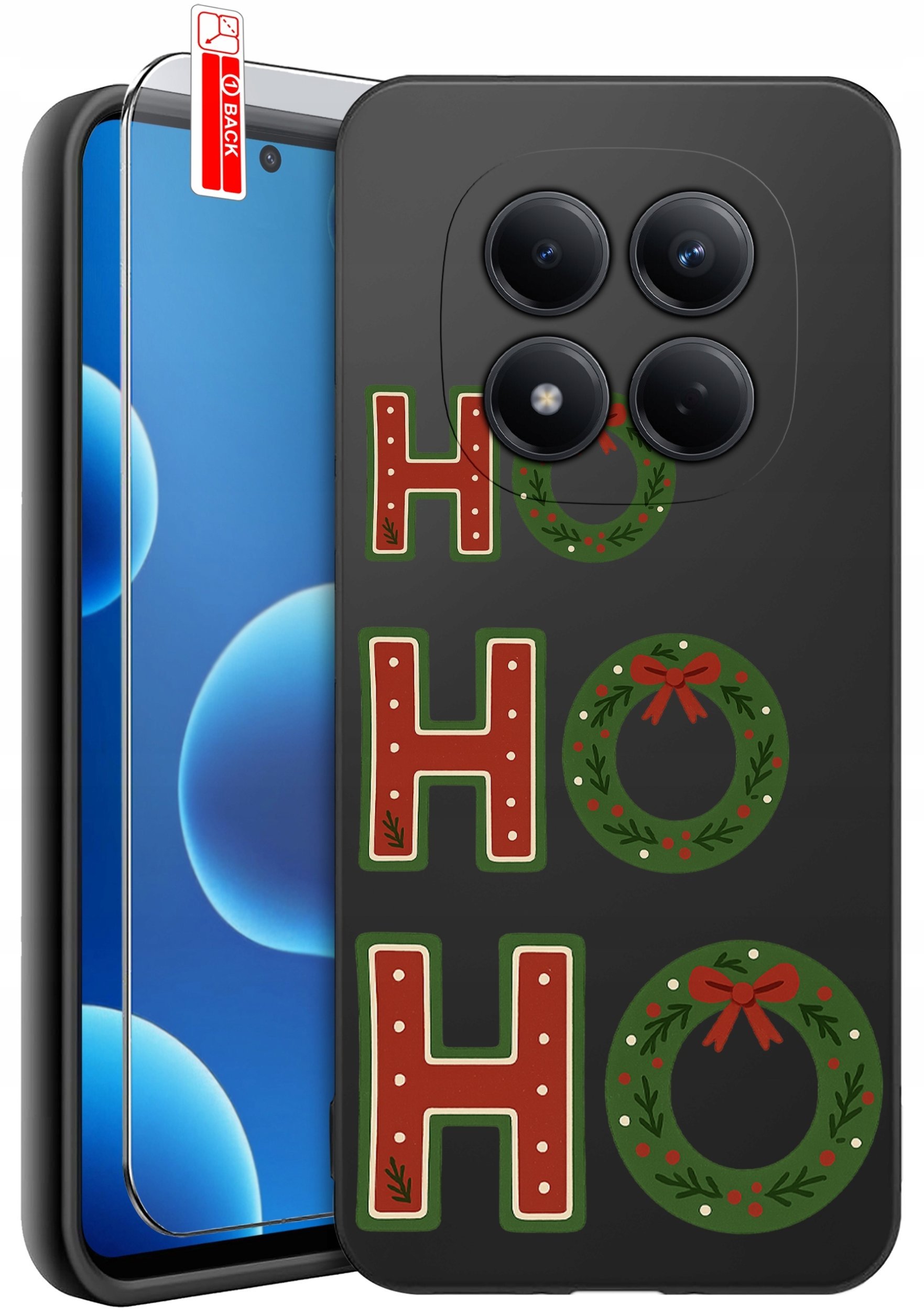 krainaGSM ETUI do Xiaomi Redmi Note 15 Pro 4G WZORY SILIKONOWE MATT CASE + SZKŁO