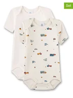 Body dla niemowląt - Sanetta Body (2 szt.) w kolorze kremowym - miniaturka - grafika 1