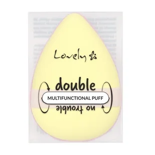 LOVELY Double No Trouble Multifunctional Puff gąbeczka do makijażu - Gąbeczki do makijażu - miniaturka - grafika 1
