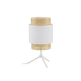 TK Lighting Lampka stołowa nowoczesna BOHO White 1pł. ratan  6565 - Lampy stojące - miniaturka - grafika 1