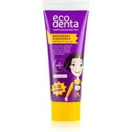 Pasty do zębów - Ecodenta Super+Natural Oral Care Raspberry pasta do zębów 75 ml dla dzieci - miniaturka - grafika 1