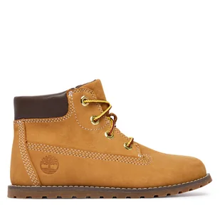 Trzewiki Timberland Pokey Pine 6in Boot TB1A125Q2311 Pomarańczowy - Buty dla chłopców - miniaturka - grafika 1