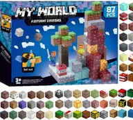 Klocki - KLOCKI MAGNETYCZNE MINECRAFT 87 ELEMENTÓW - miniaturka - grafika 1