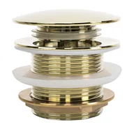 Wanny - Rea Korek wannowy uniwersalny Klik-Klak Rea Złoty - miniaturka - grafika 1