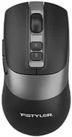Myszki - A4tech FG50S Plus FStyler, bezprzewodowa cicha mysz biurowa, 2,4GHz, czarny - miniaturka - grafika 1