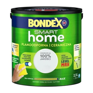 Bondex Smart Home biały doskonały 2,5L - Farby zewnętrzne - miniaturka - grafika 1