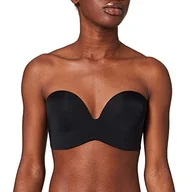 Biustonosze - Wonderbra Damski biustonosz Perfect Strapless, czarny (schwarz1001), 75E - miniaturka - grafika 1