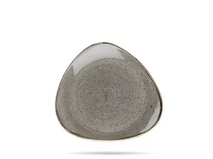 Talerz trójkąt 22,9 cm Peppercorn Grey CHURCHILL - Talerze - miniaturka - grafika 1