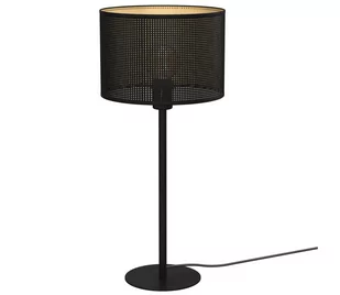 Lampa stołowa LOFT SHADE 1xE27/60W/230V śr. 25 cm czarny/złoty - Lampy stojące - miniaturka - grafika 1