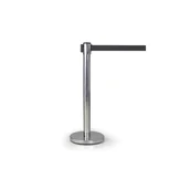 Wyposażenie miejsc publicznych - B2B Partner Słupek z samonawijającą taśmą 470068 - miniaturka - grafika 1