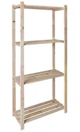 Regały - Drewniany regał do spiżarni, kuchni, piwnicy L4-D14 - miniaturka - grafika 1