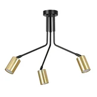 Lampy sufitowe - Emibig Verno lampa sufitowa 3-punktowa czarna 655/3 - miniaturka - grafika 1