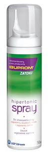 USP ZDROWIE SP. Z O.O IBUPROM ZATOKI Hipertonic Spray 50 ml - Przeziębienie i grypa - miniaturka - grafika 1