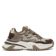 Sneakersy damskie - Sneakersy MEXX MI001009743W Złoty - miniaturka - grafika 1